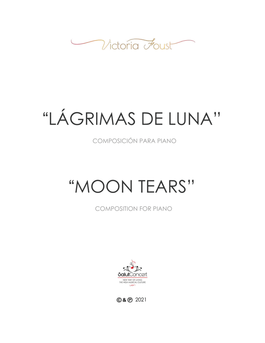 MOON TEARS Piano Solo scores gallery preview page 1