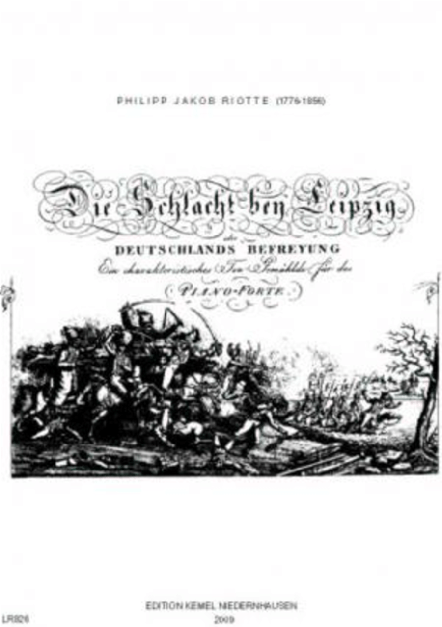 Die Schlacht bey Leipzig Piano Solo scores gallery preview page 1