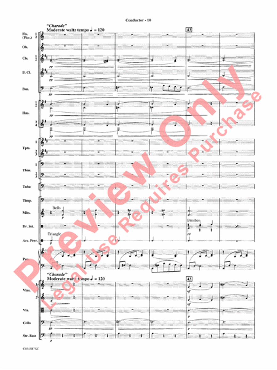 A Tribute to Henry Mancini Full Orchestra scores gallery preview page 13