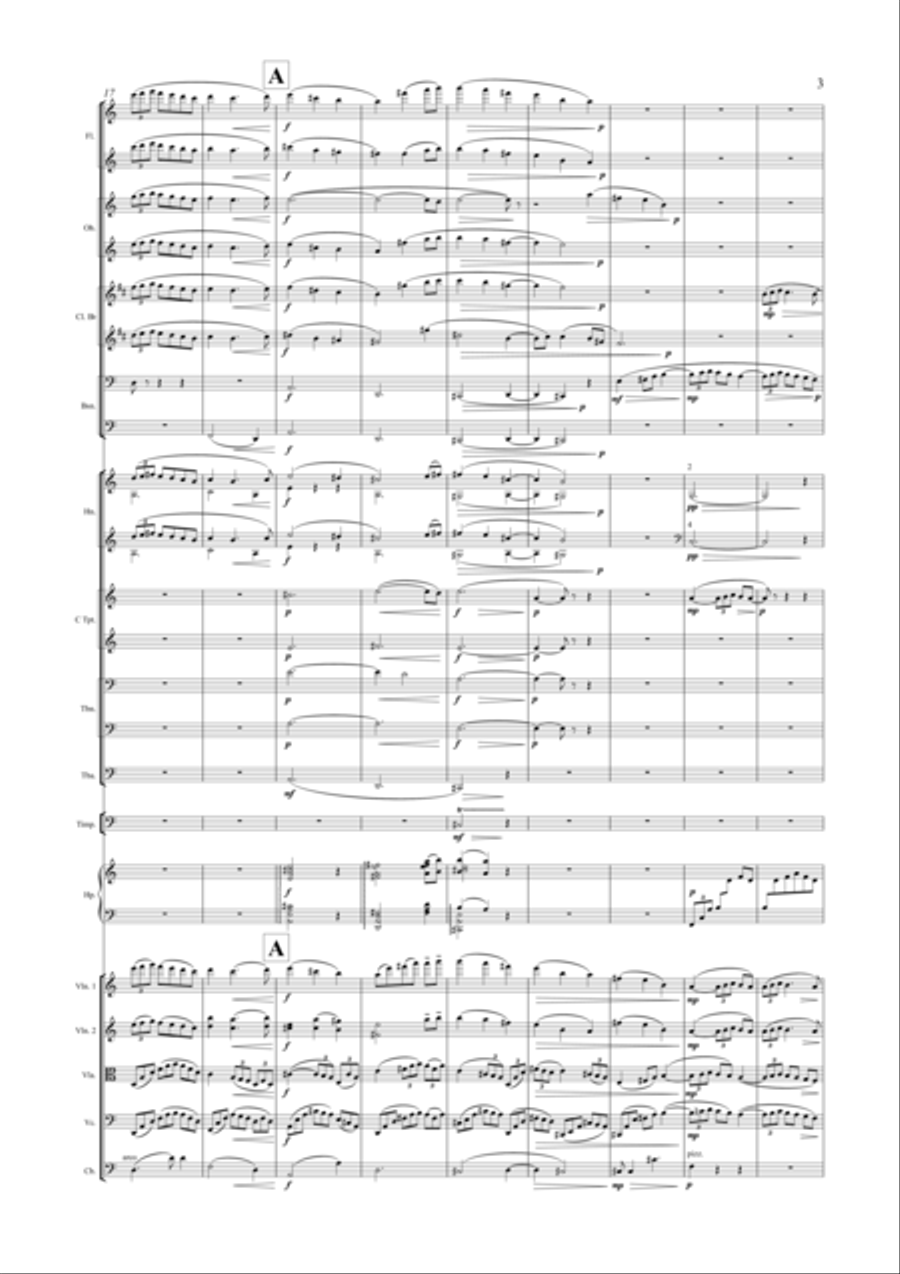 A Road All Paved with Stars Full Orchestra scores gallery preview page 4