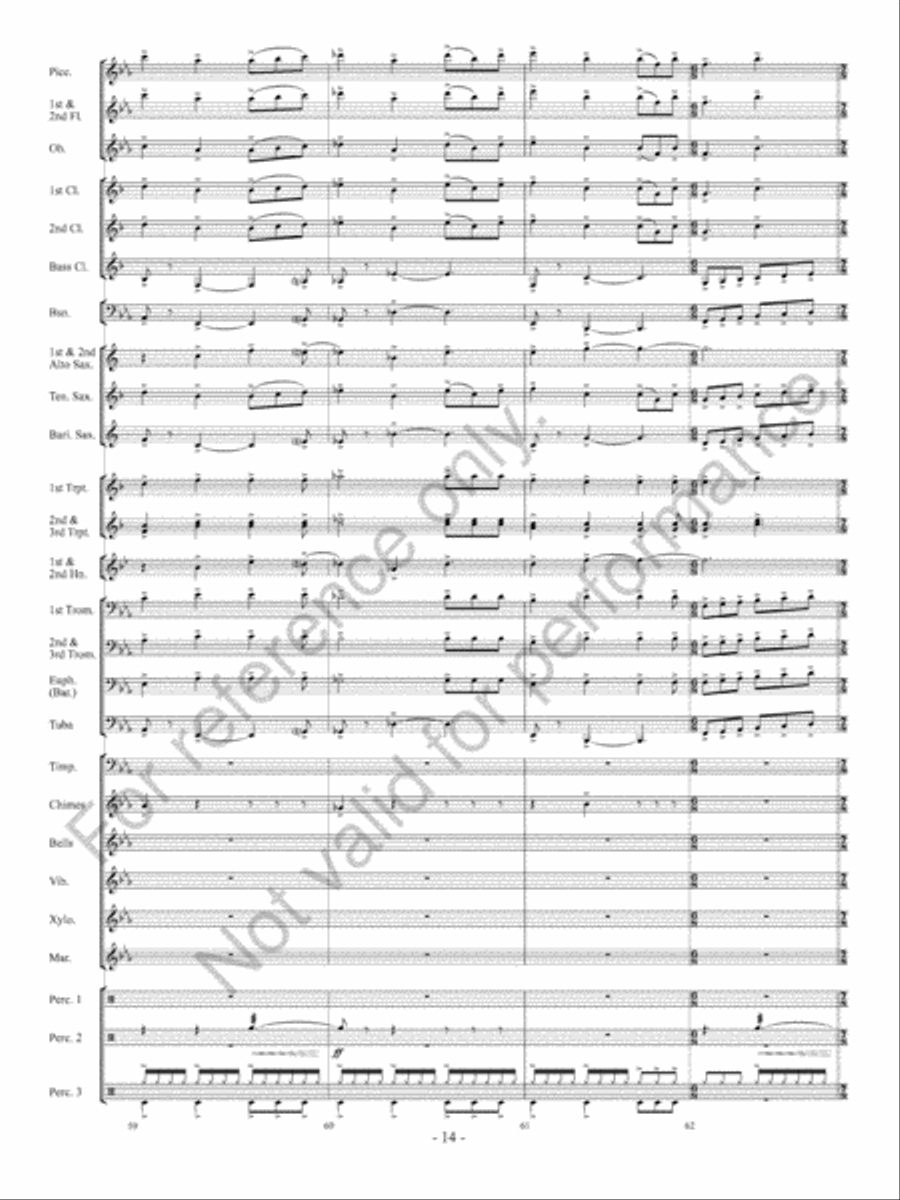 Sunscapes Concert Band scores gallery preview page 15