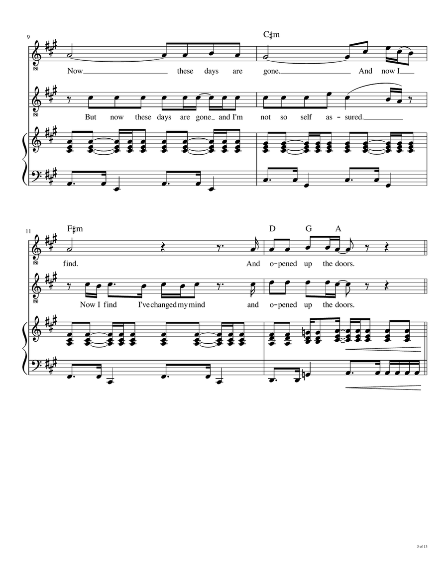 Help! Help! Voice scores gallery preview page 4