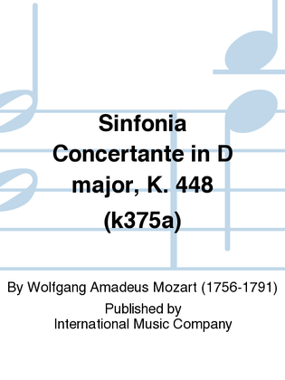 Book cover for Sinfonia Concertante In D Major, K. 448 (K375A)