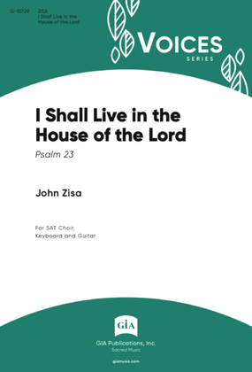 Book cover for I Shall Live in the House of the Lord - Guitar edition
