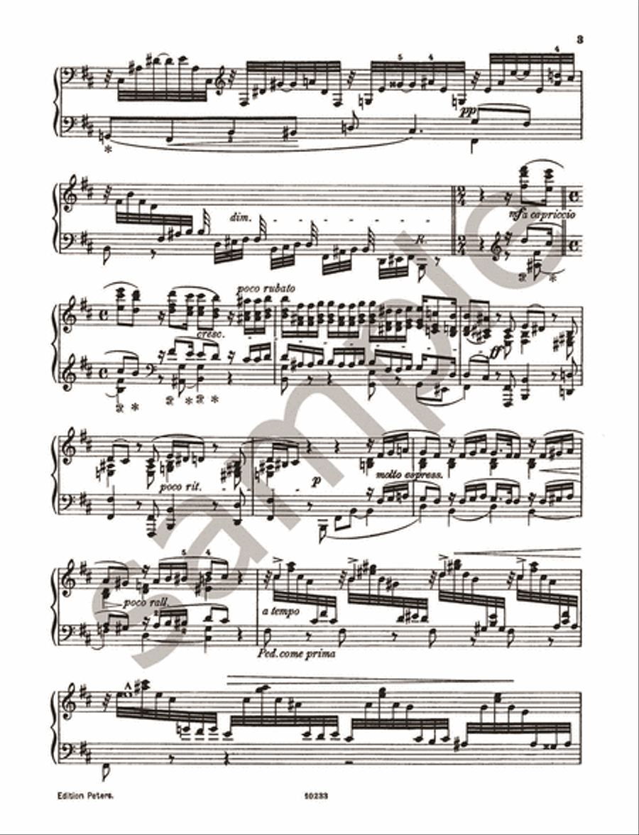 Prelude, Chorale and Fugue Piano Solo scores gallery preview page 3