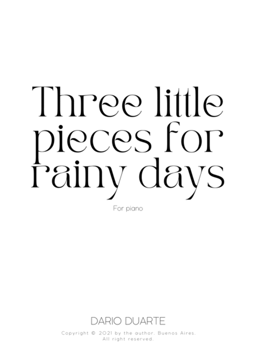 Three little pieces for rainy days image number null