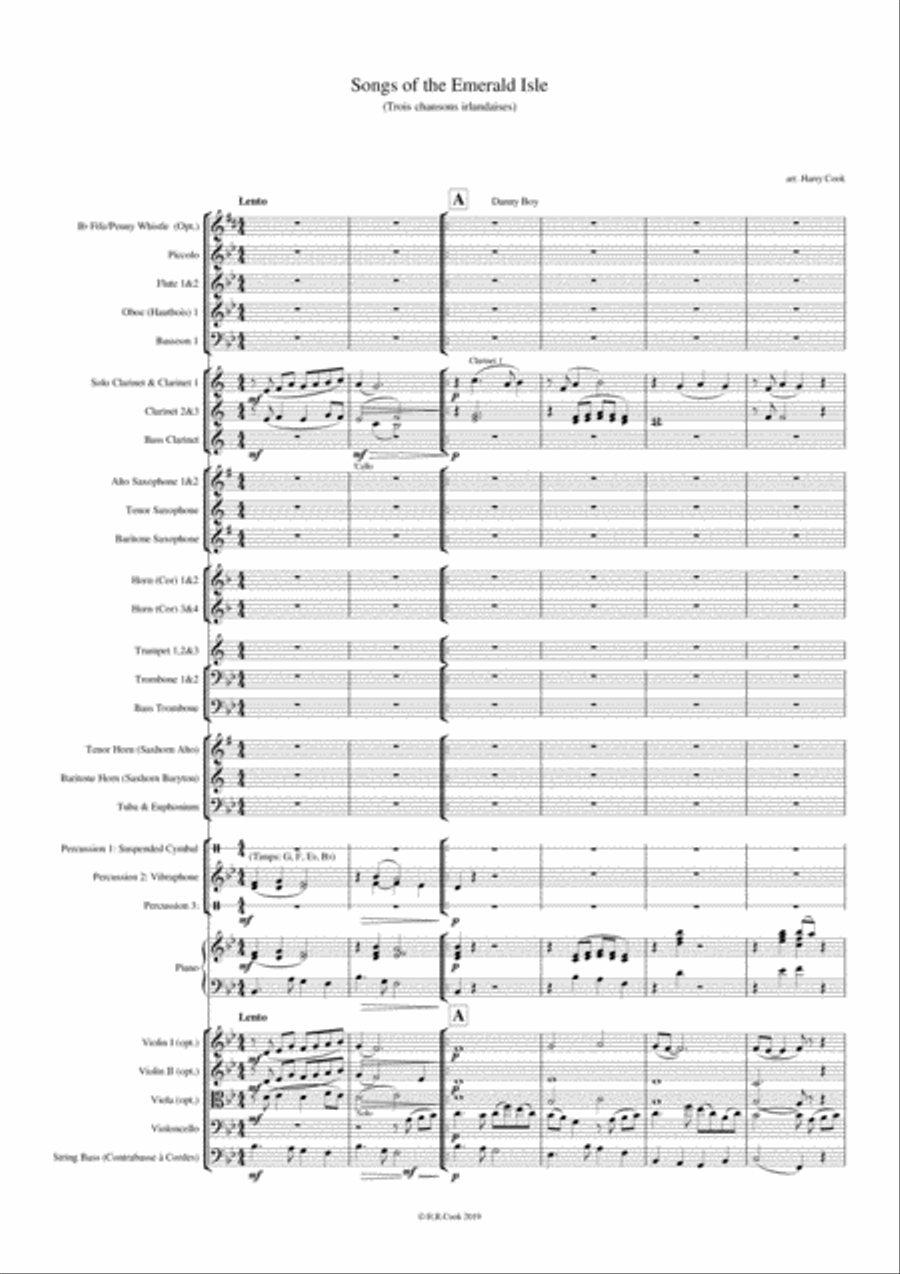 Songs of the Emerald Isle Full Orchestra scores gallery preview page 3