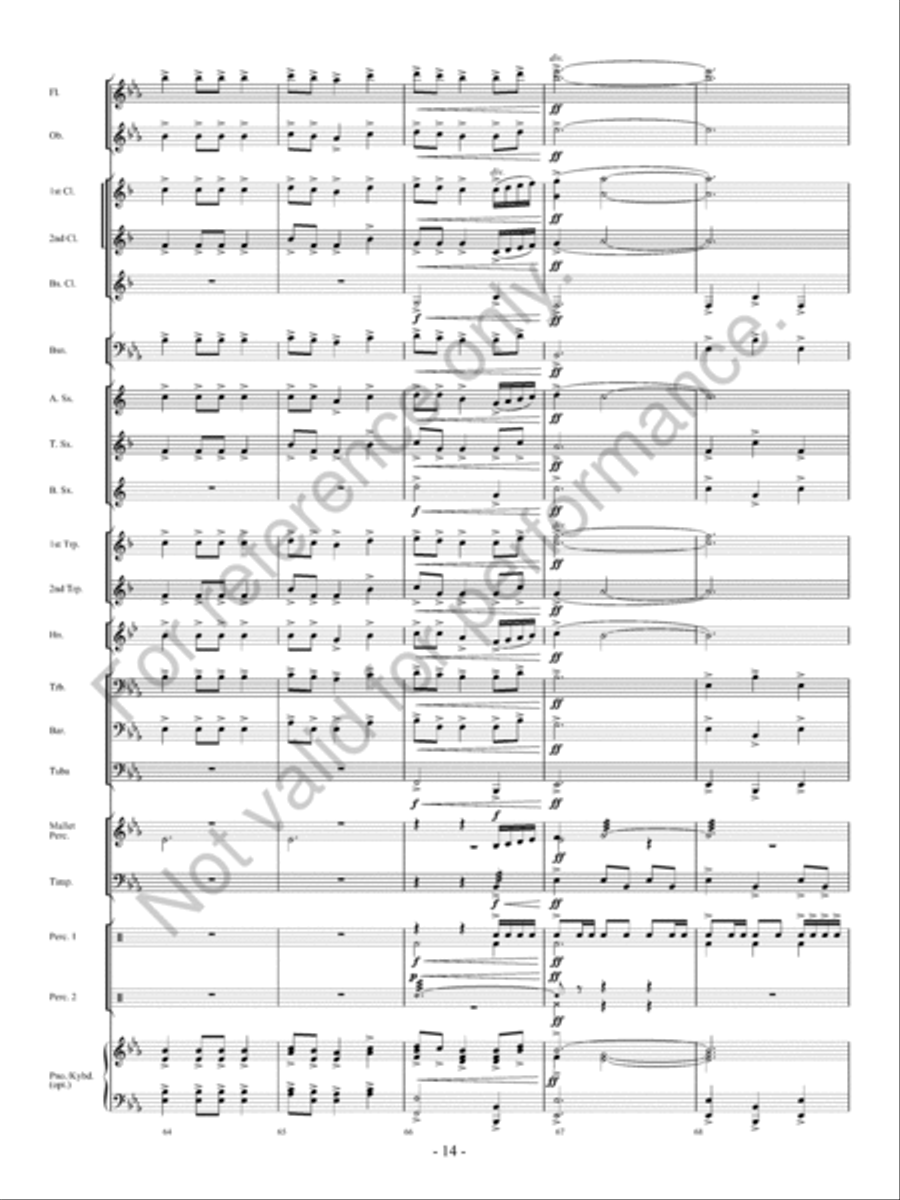 Captain Courageous Concert Band scores gallery preview page 15