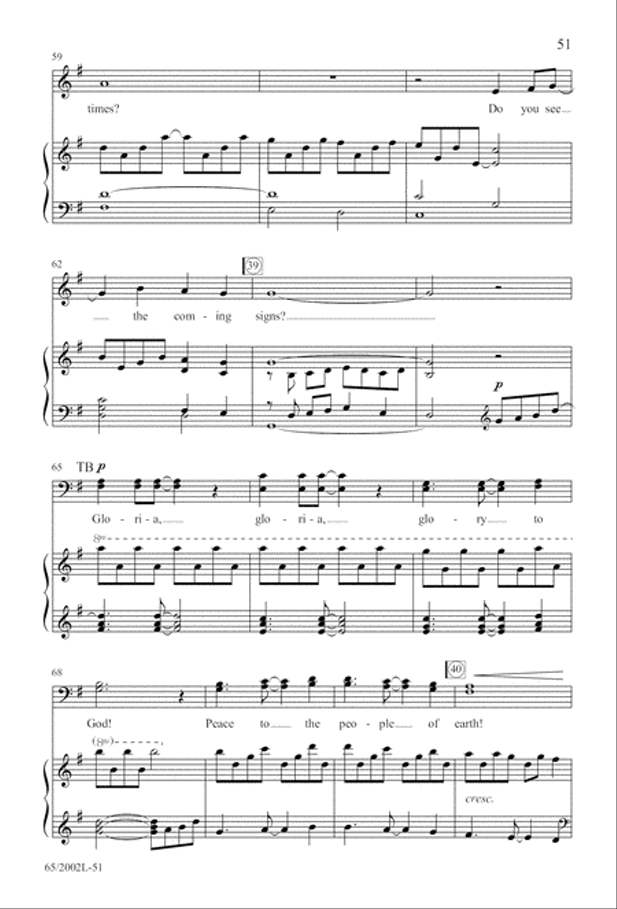 And This Shall Be a Sign And This Shall Be a Sign 4-Part scores gallery preview page 52
