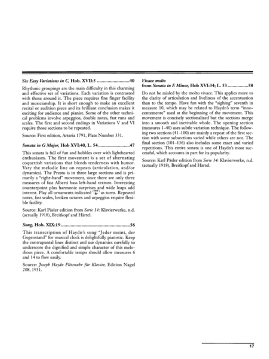 At the Piano with Haydn Piano Solo scores gallery preview page 35