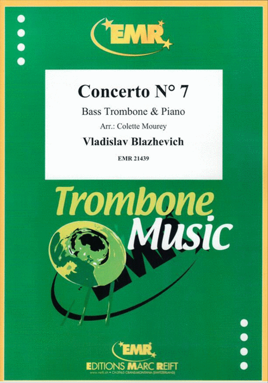 Concerto No. 7 Bass Trombone scores gallery preview page 1