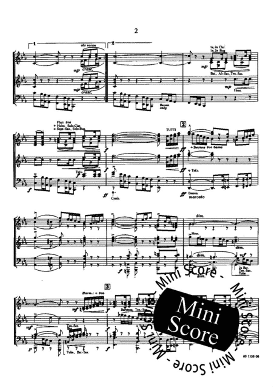 A Downland Suite Concert Band scores gallery preview page 6