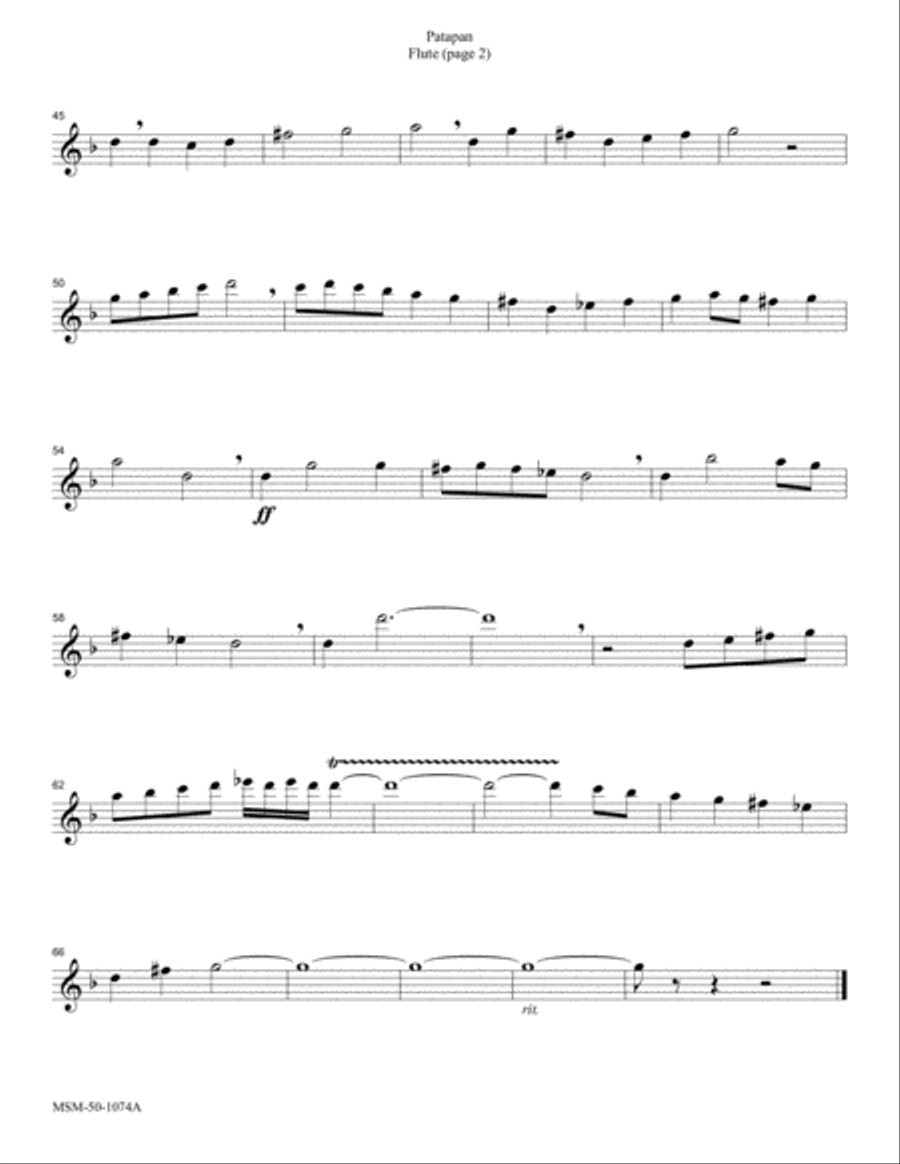 Patapan Patapan Choir scores gallery preview page 2