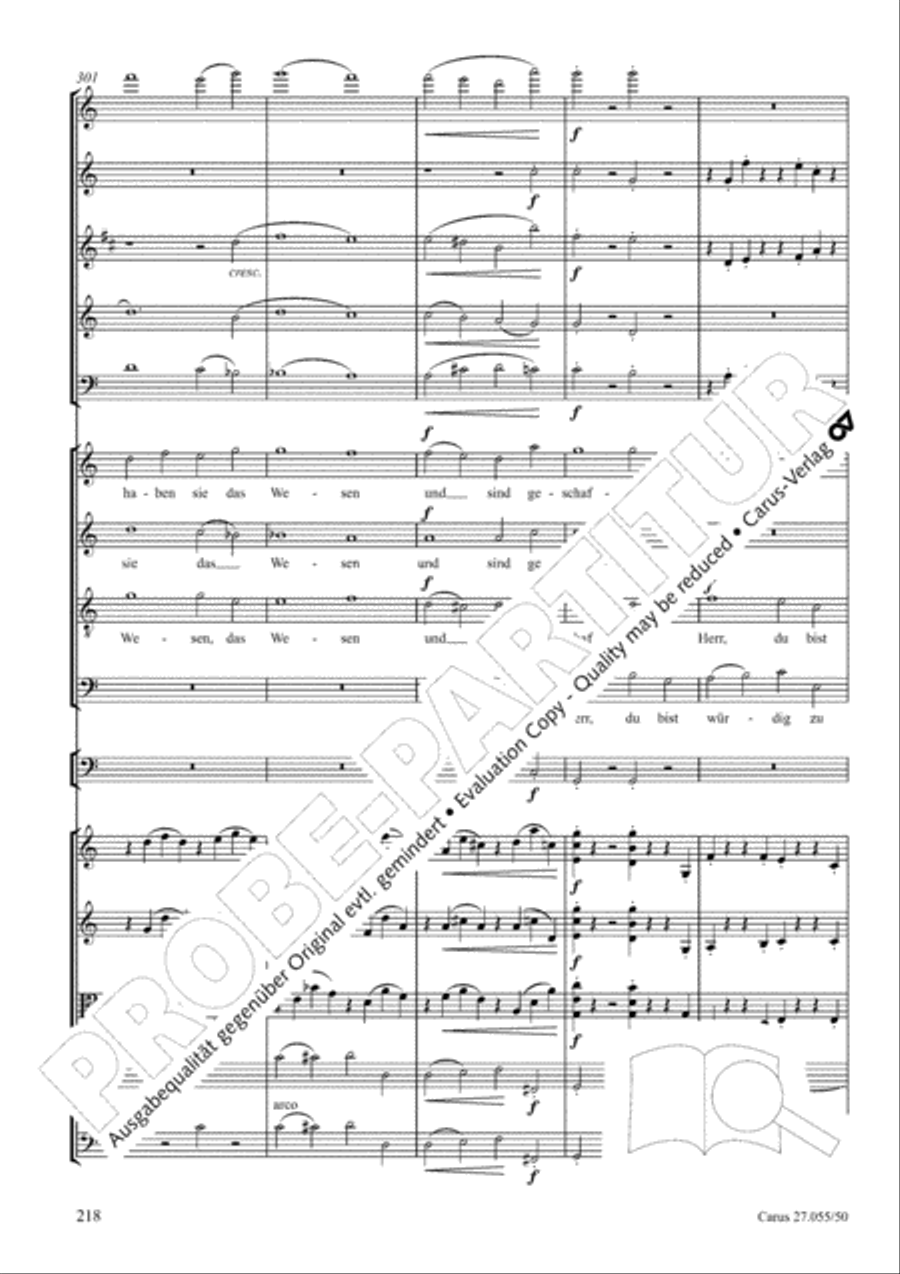 Ein Deutsches Requiem (German Requiem) 4-Part scores gallery preview page 225