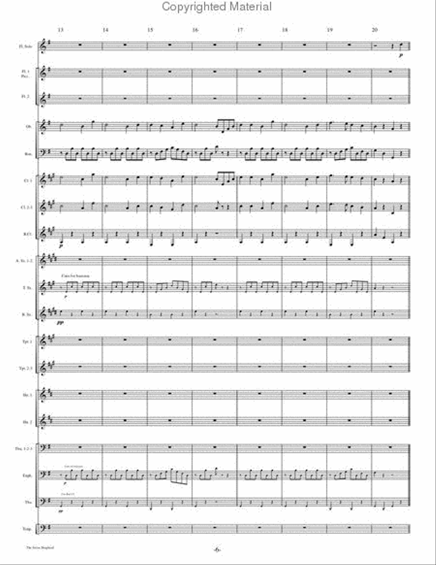 The Swiss Shepherd Concert Band scores gallery preview page 6