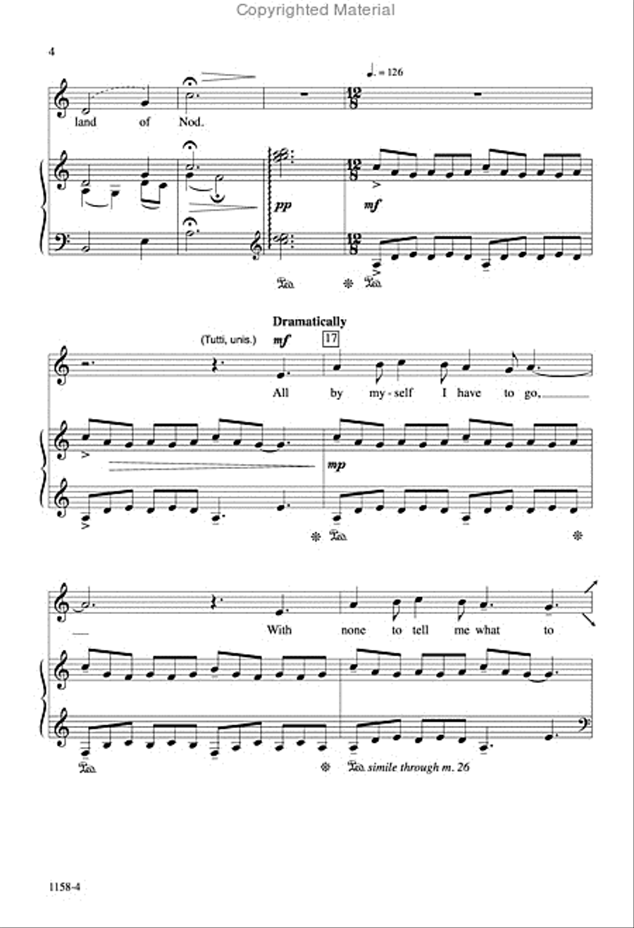 The Land of Nod - SA Octavo SA scores gallery preview page 3