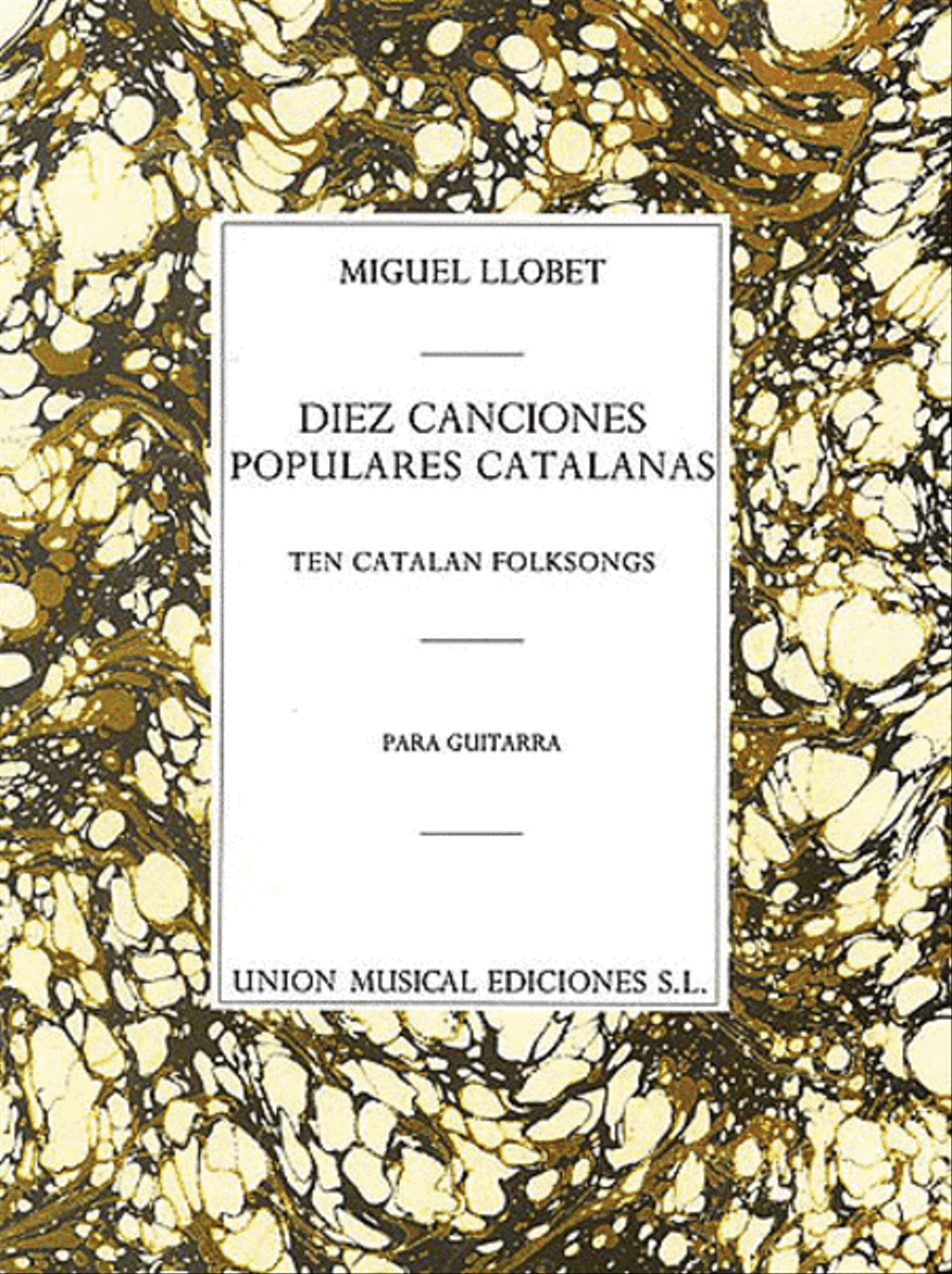 10 Canciones Populares Cantalanas Acoustic Guitar scores gallery preview page 1