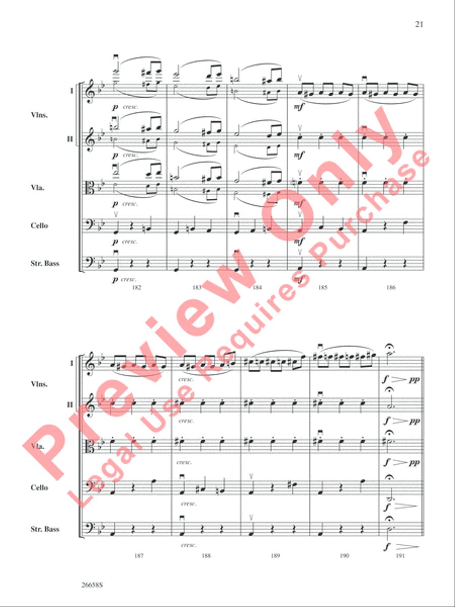 Halloween Spooktacular String Orchestra scores gallery preview page 22