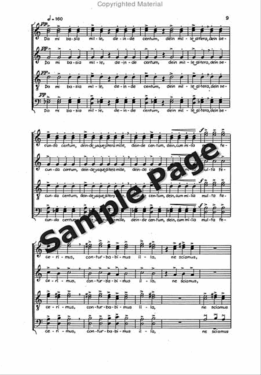 4 A Cappella Choruses 4-Part scores gallery preview page 9