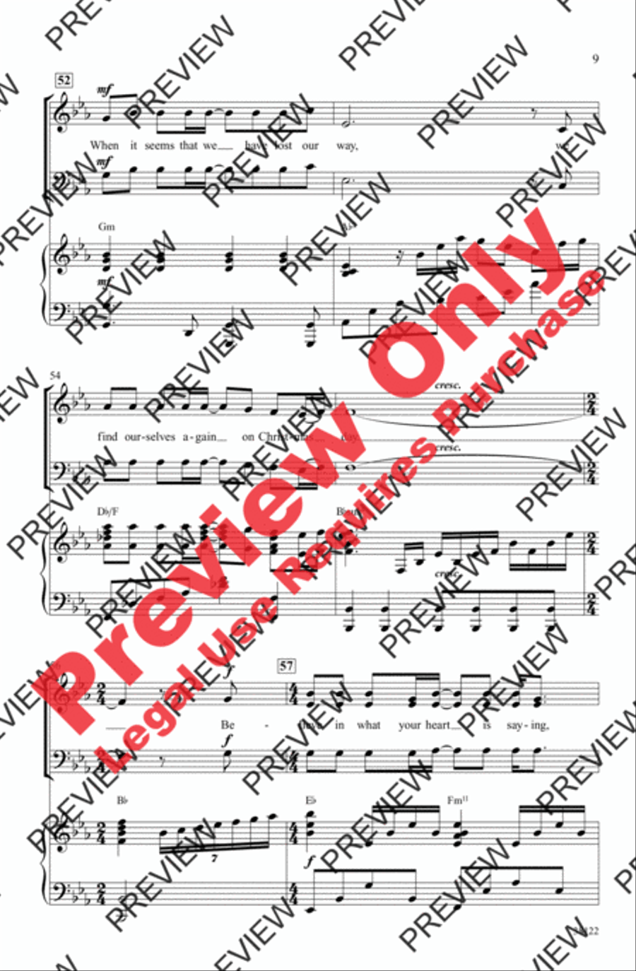 Believe 3-Part scores gallery preview page 9