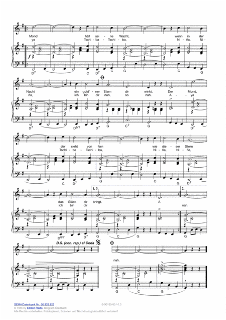 Der Mond halt seine Wacht Voice scores gallery preview page 3