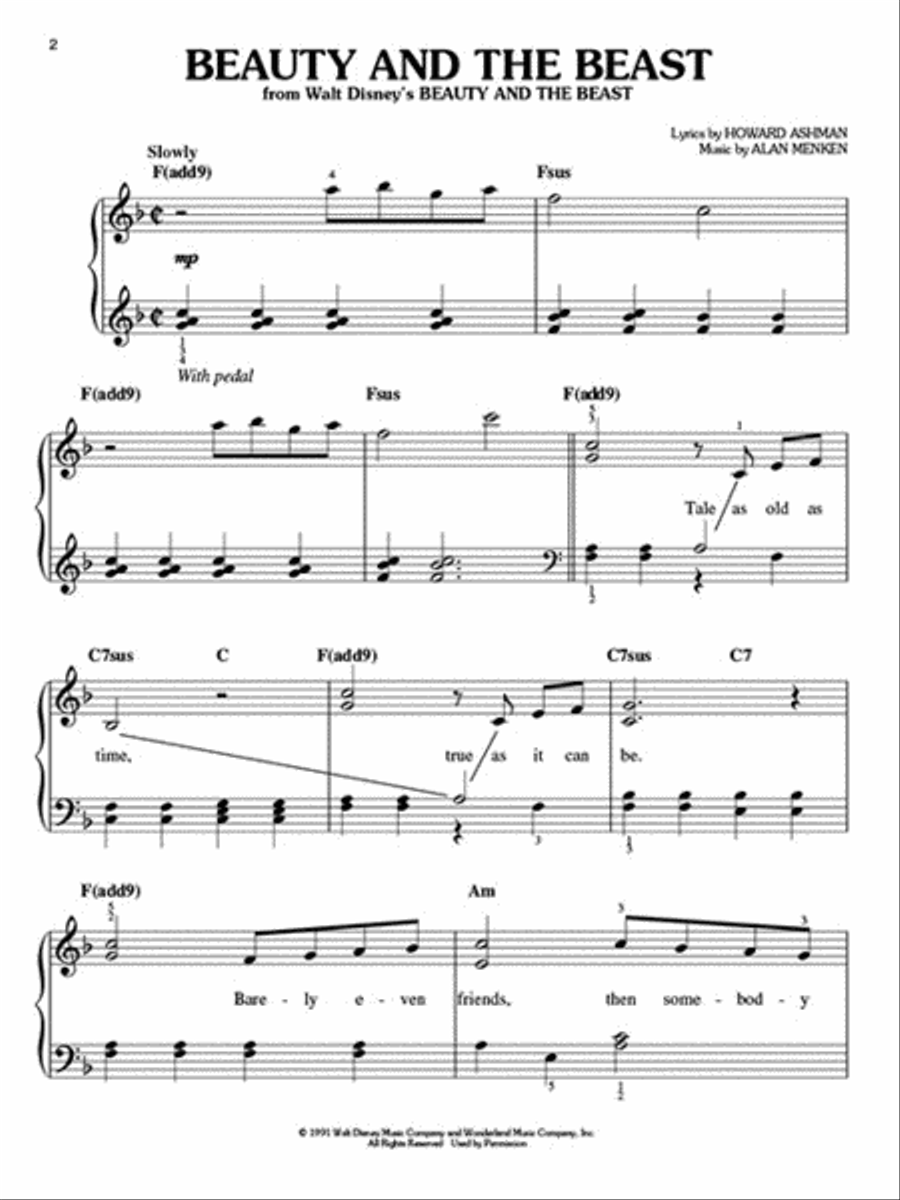 Disney's Best Easy Piano scores gallery preview page 3