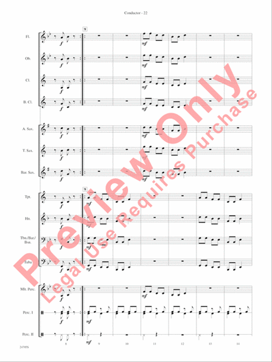 Belwin Beginning Band Kit #2 Concert Band scores gallery preview page 25