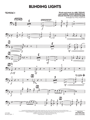 Blinding Lights (arr. Paul Murtha) - Trombone 4
