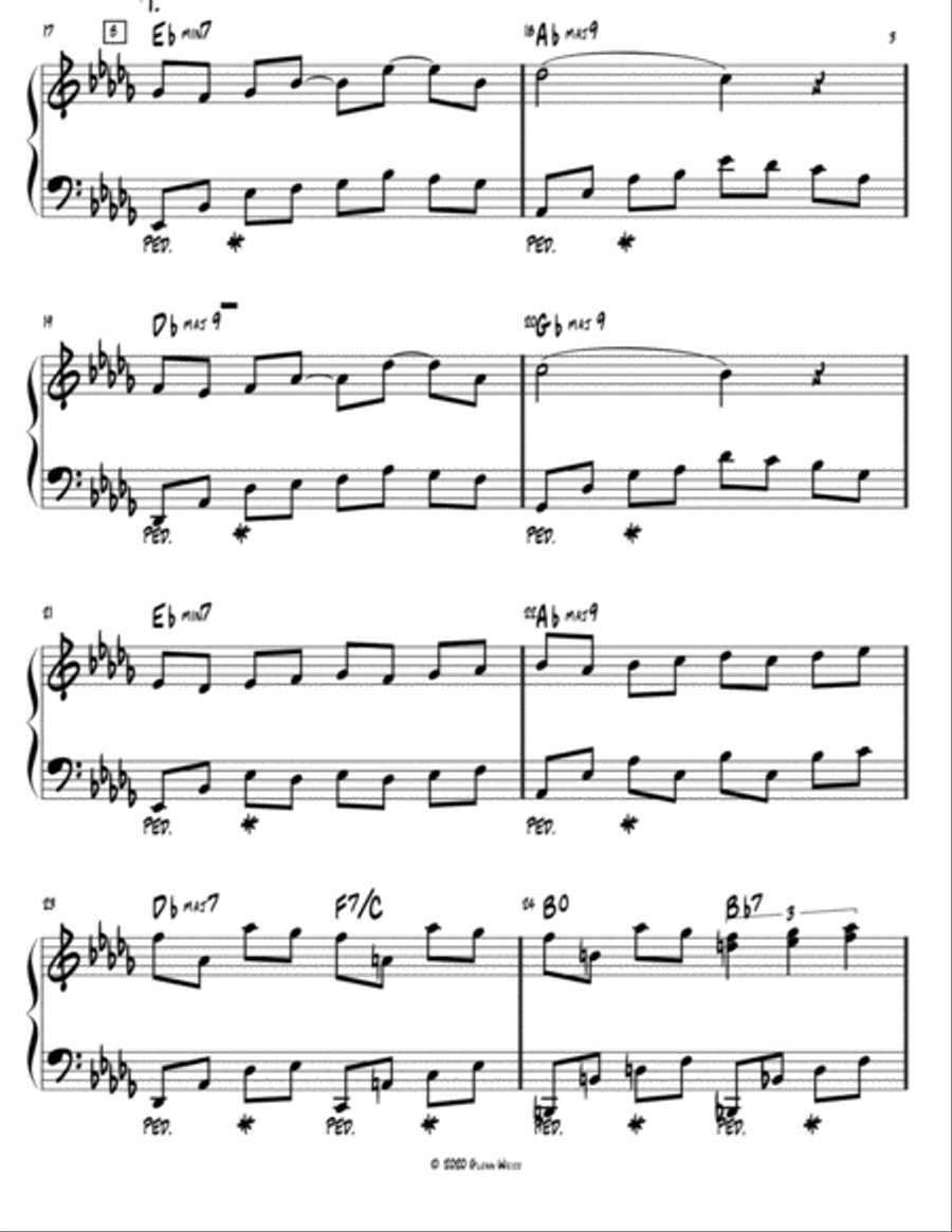 Deep Thoughts Piano Solo scores gallery preview page 3