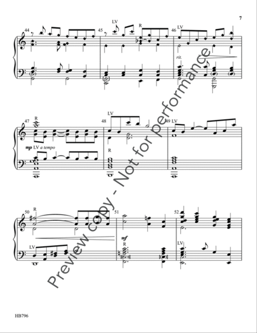 Beneath the Cross of Jesus - Eithun 5-Octaves scores gallery preview page 6