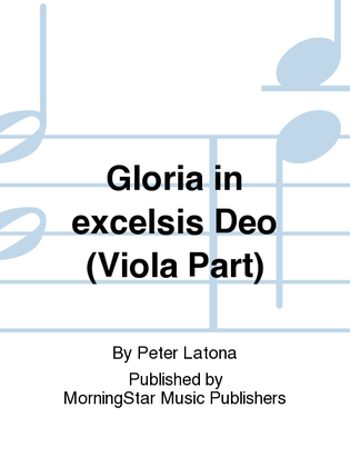 Gloria in excelsis Deo (Viola Part)