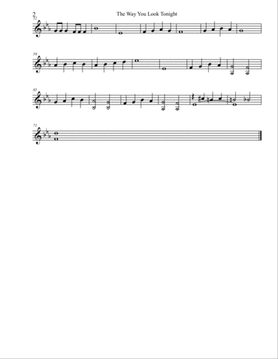 The Way You Look Tonight The Way You Look Tonight String Trio scores gallery preview page 2