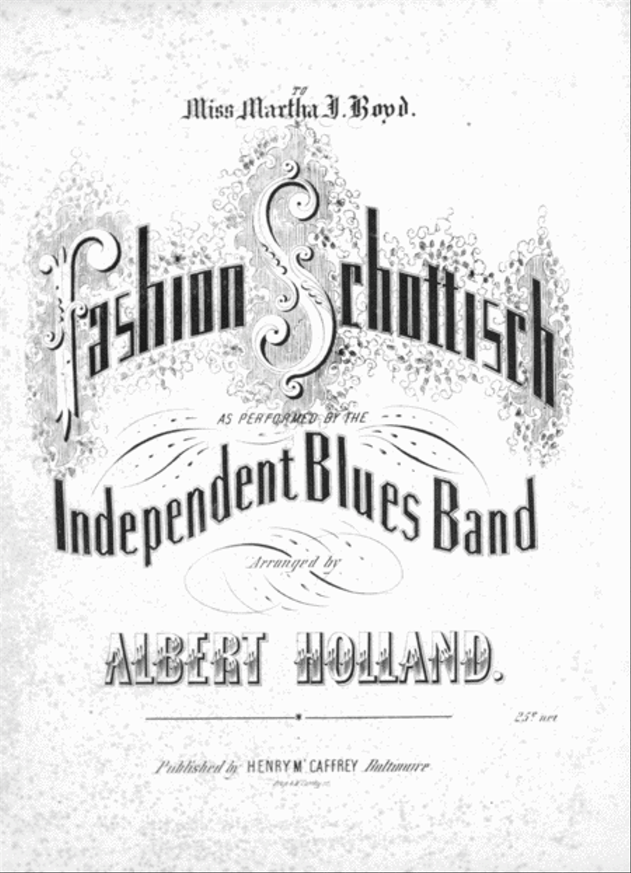 Fashion Schottisch Piano Solo scores gallery preview page 1