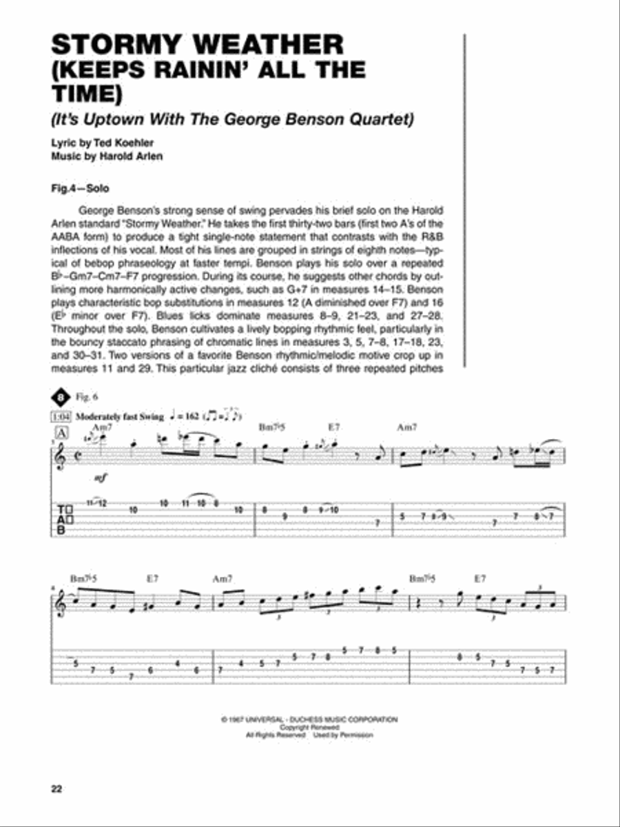Best of George Benson Electric Guitar scores gallery preview page 3