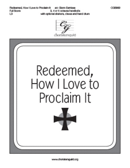 Redeemed, How I Love to Proclaim It - Full Score image number null