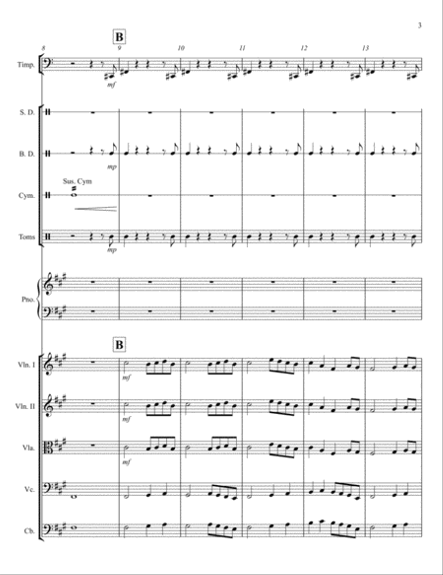 Castle Transylvania Castle Transylvania String Orchestra scores gallery preview page 3