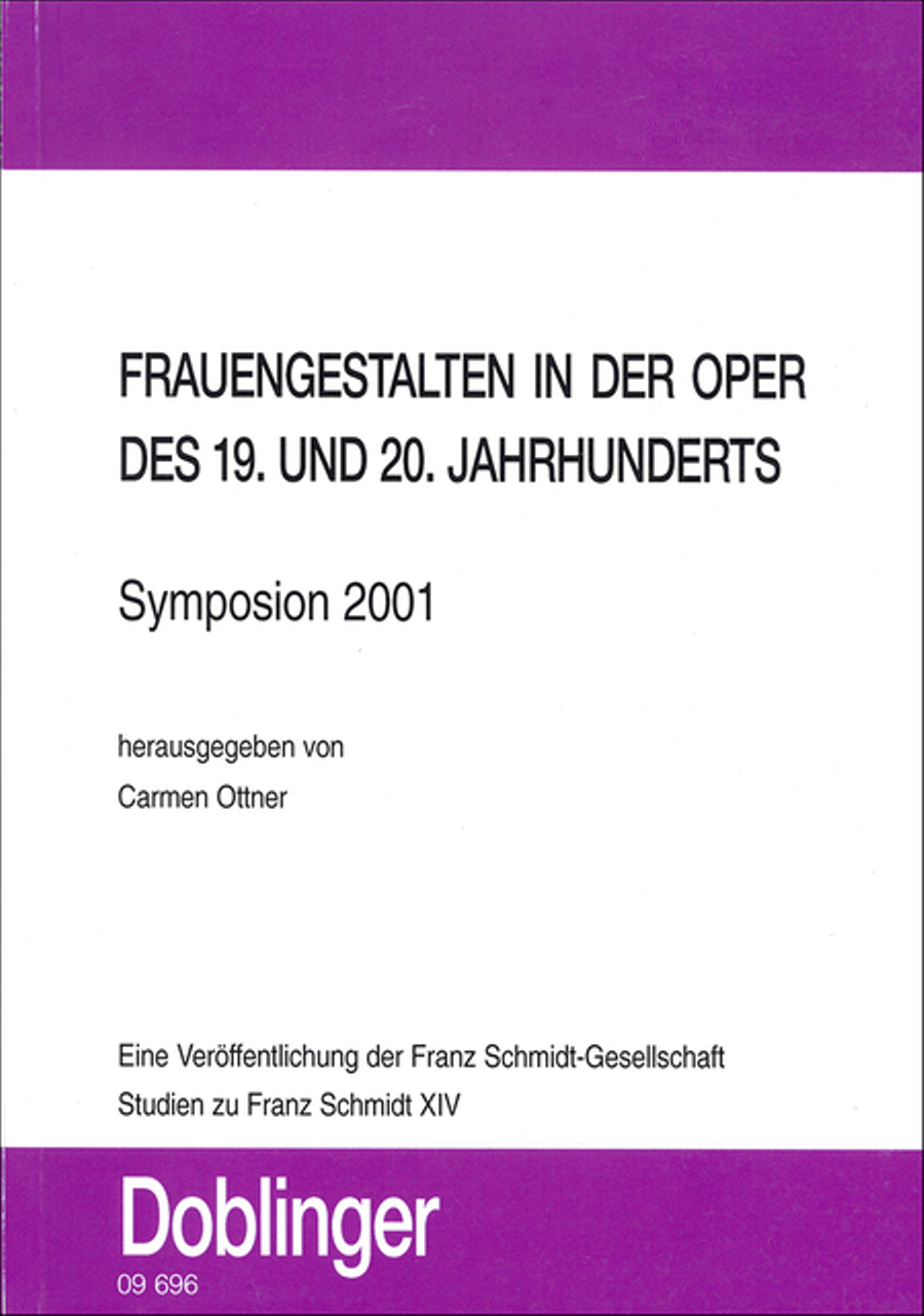Frauengestalten in der Oper des 19. und 20. Jahrhunderts Collection / Songbook scores gallery preview page 1