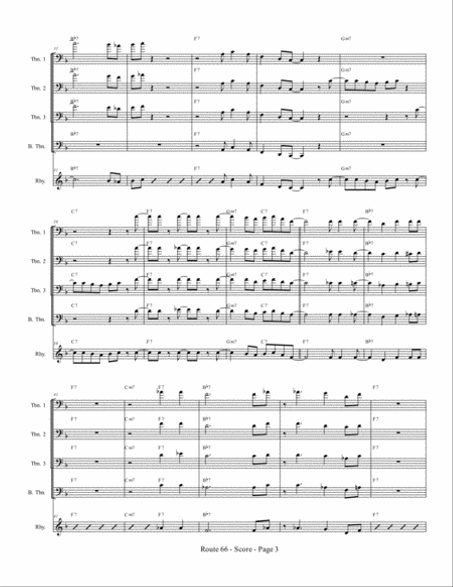 Route 66 Jazz Ensemble scores gallery preview page 5