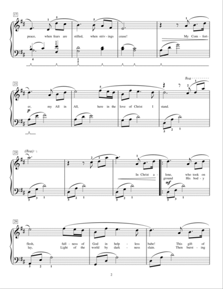In Christ Alone (arr. Phillip Keveren) Piano Method scores gallery preview page 2