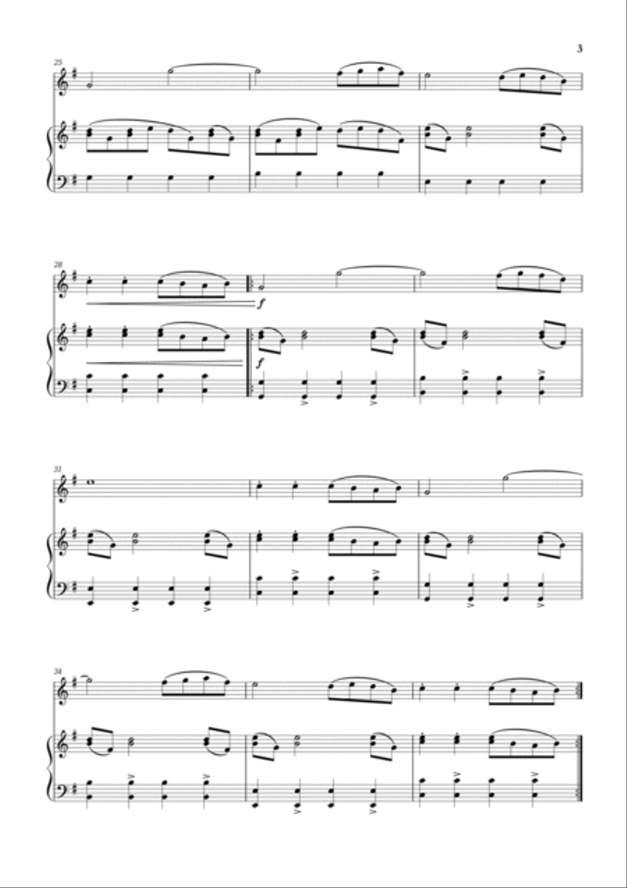 The Office - Theme Violin Solo scores gallery preview page 3