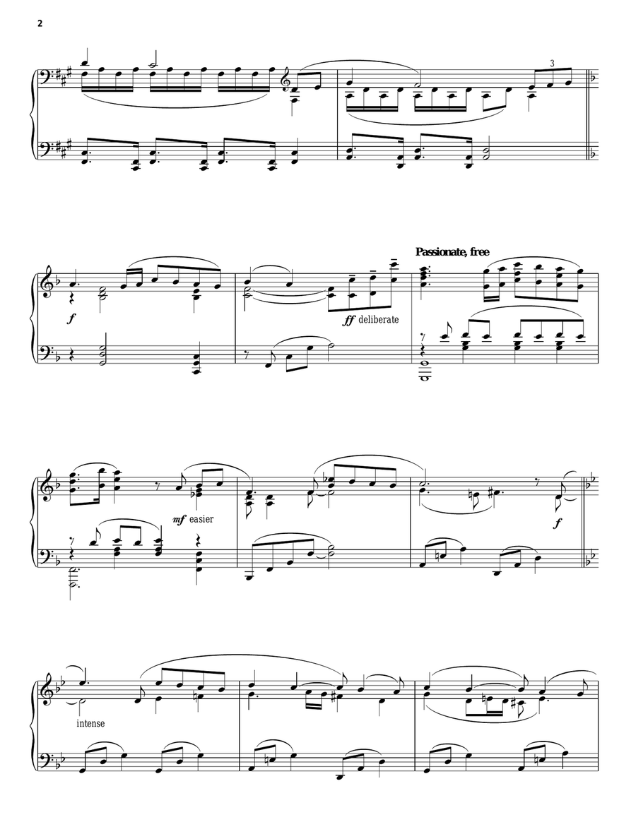 Far From Heaven Piano Solo scores gallery preview page 2