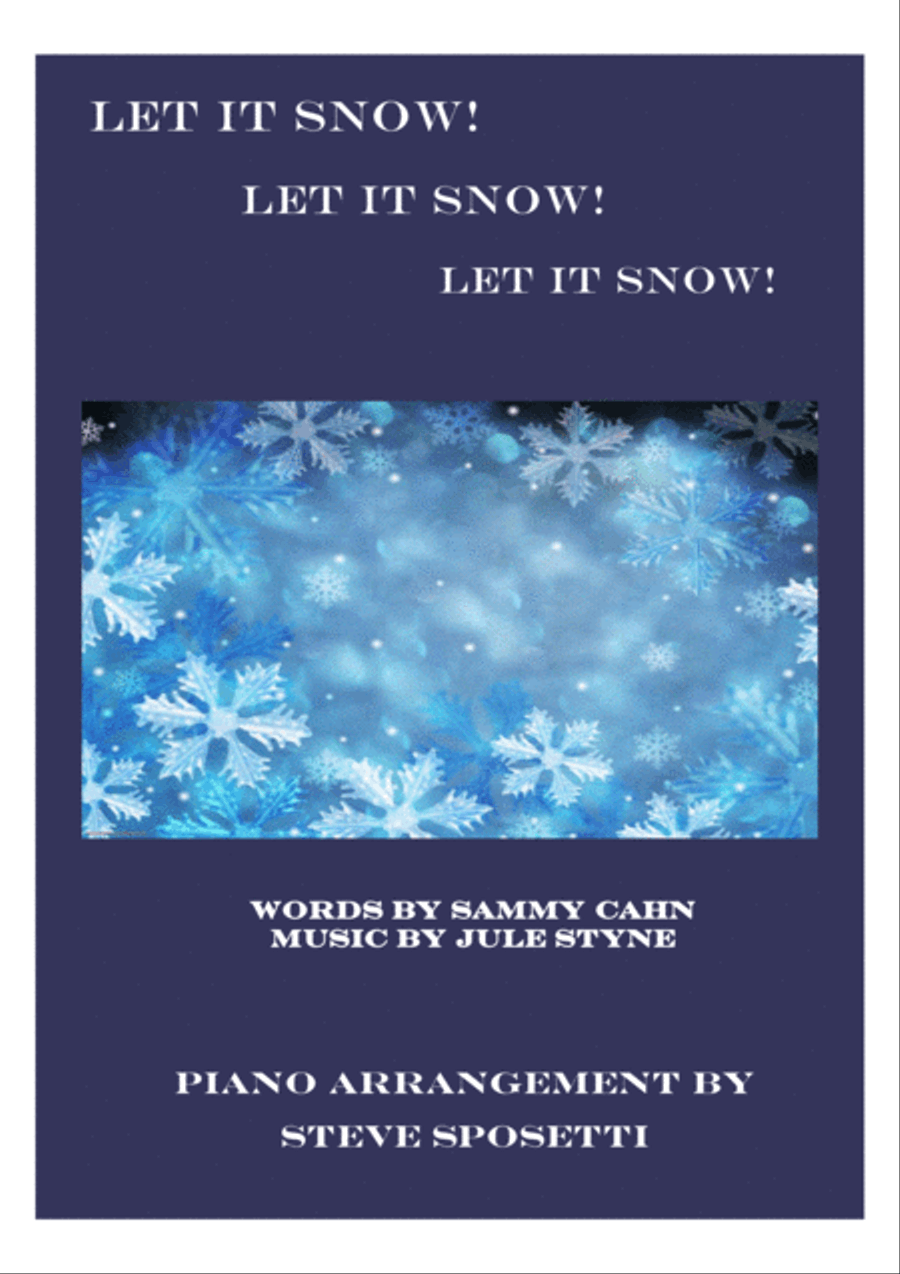 Let It Snow! Let It Snow! Let It Snow! Piano Solo scores gallery preview page 1