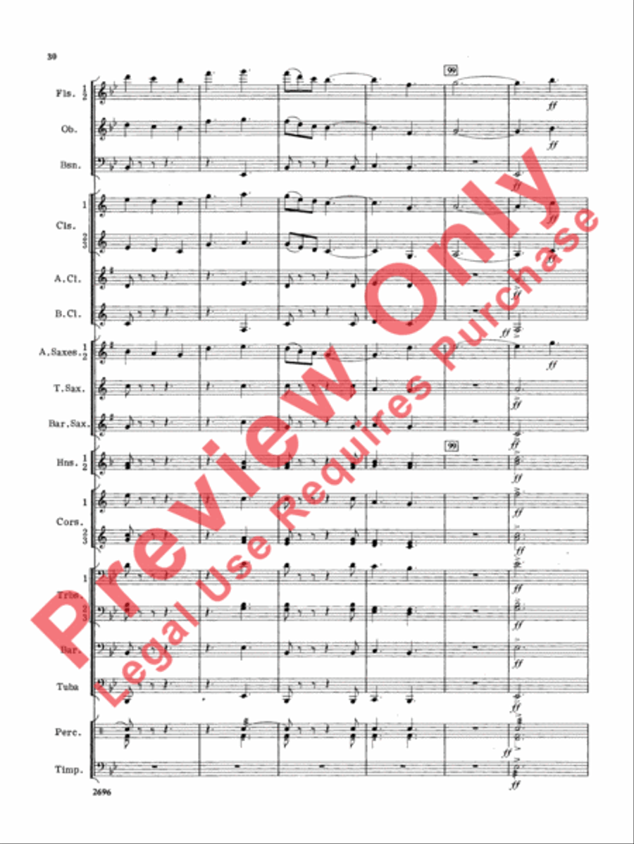 Hudson River Suite Hudson River Suite Concert Band scores gallery preview page 31