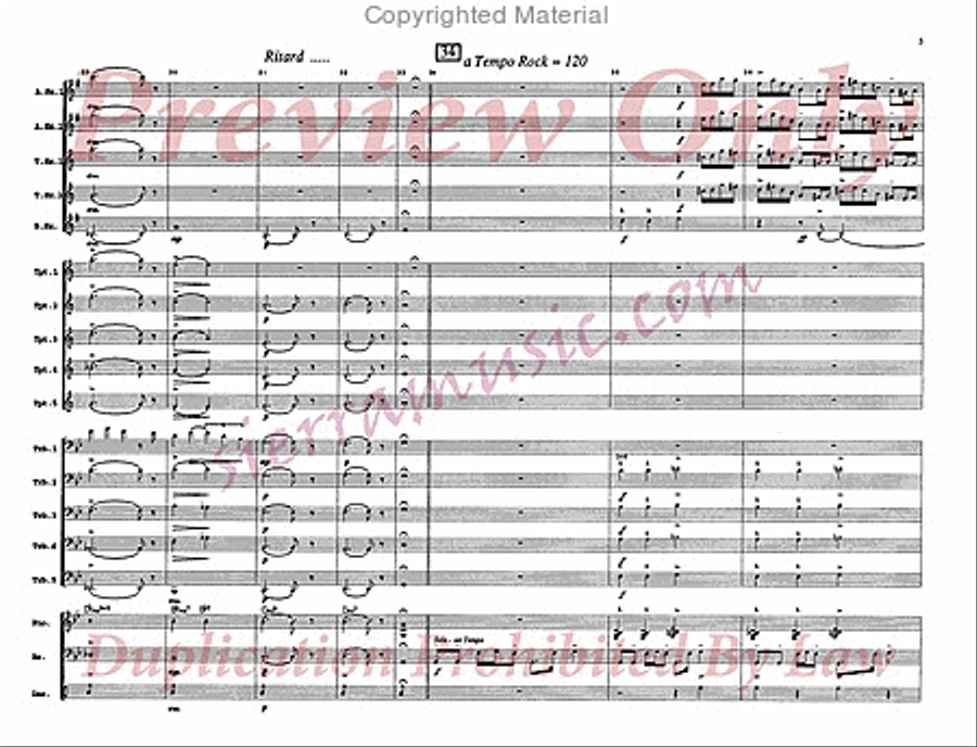 Alone Jazz Ensemble scores gallery preview page 6