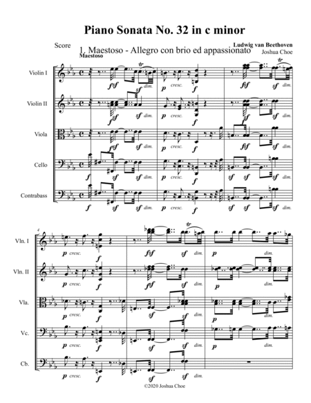 Piano Sonata No. 32