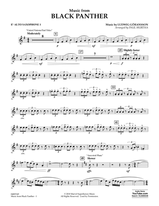 Music from "Black Panther" - Eb Alto Saxophone 1