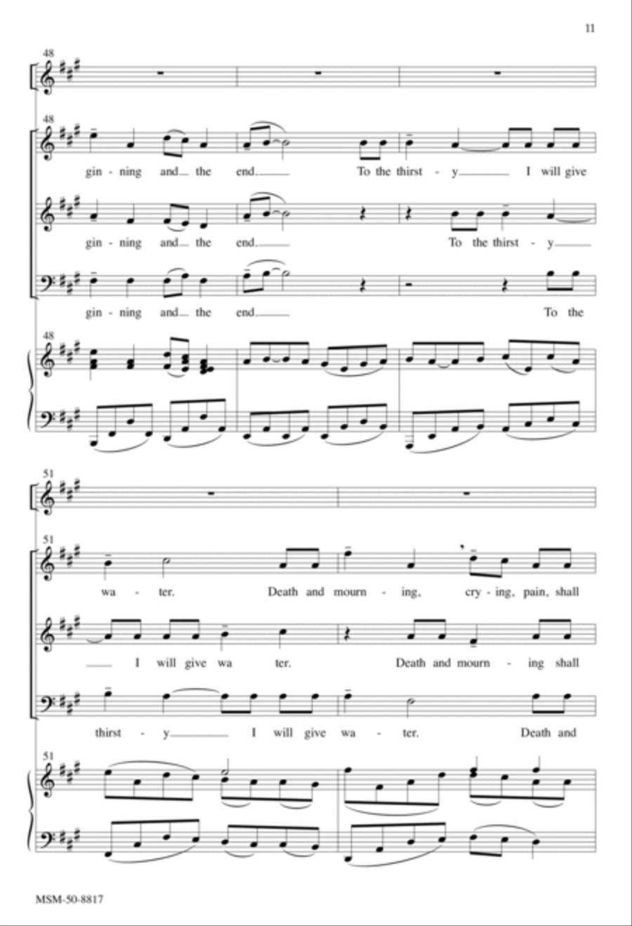 Who Was and Is and Is to Come 3-Part scores gallery preview page 11
