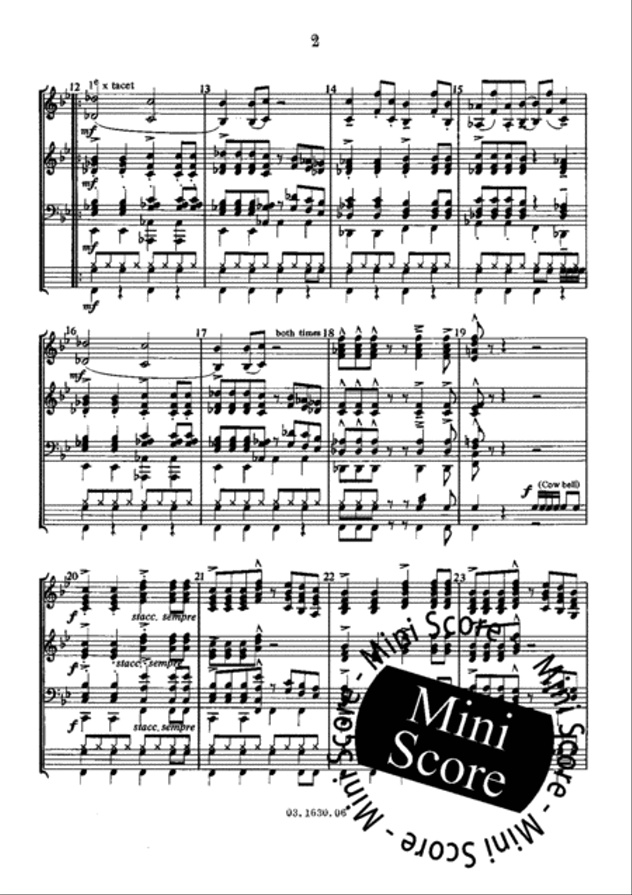 Chatterbox Cha-Cha Big Band scores gallery preview page 6