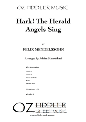 Hark! The Herald Angels Sing, by Felix Mendelssohn, arranged for String Orchestra