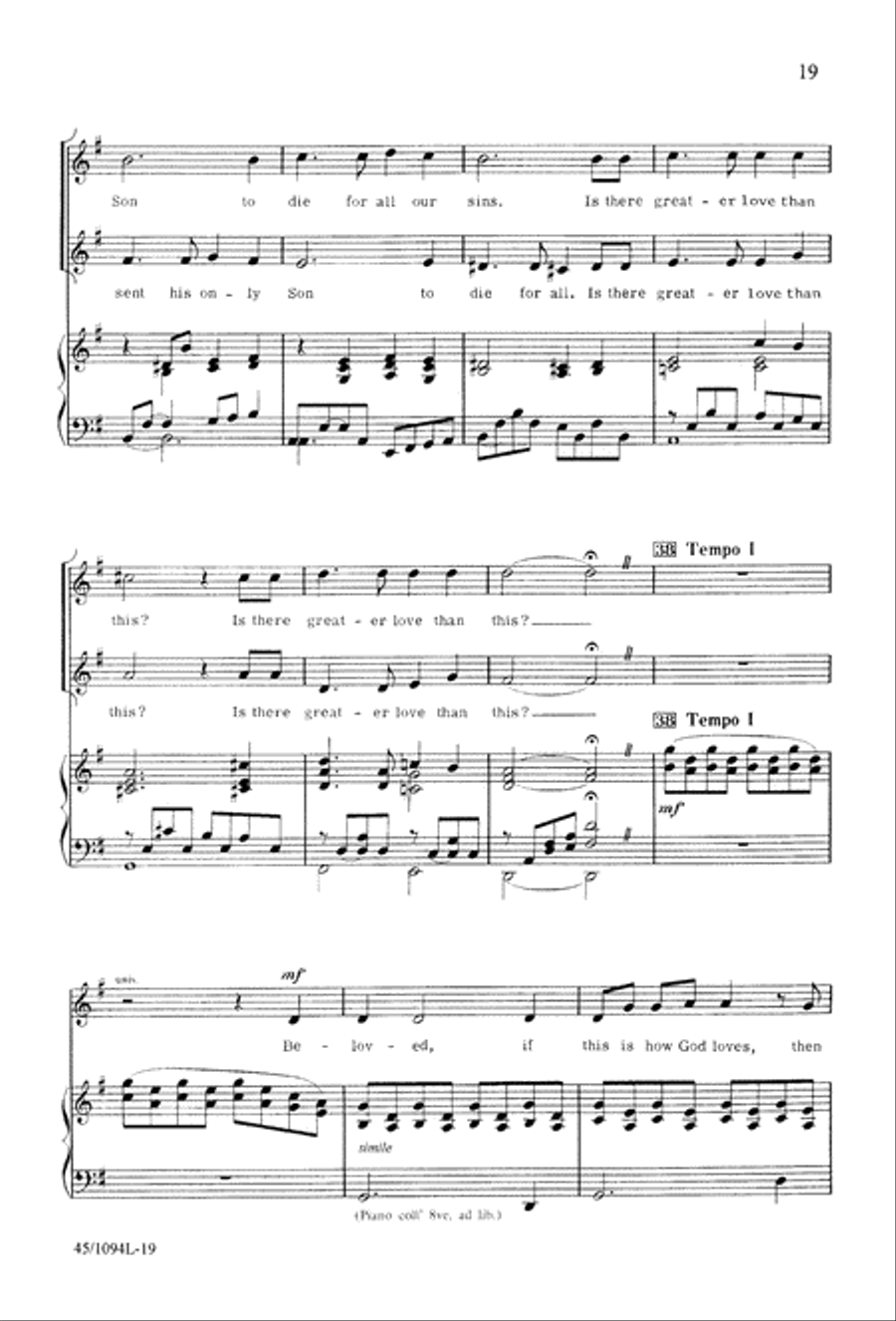 10 Anthems for about 10 Singers Unison Choir scores gallery preview page 19